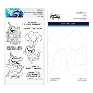 Simon Hurley Stamp/Die Snappy Birthday Bundle