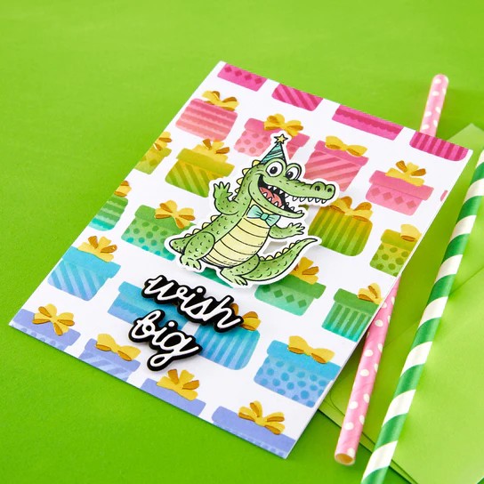 Simon Hurley Stamp/Die Snappy Birthday Bundle