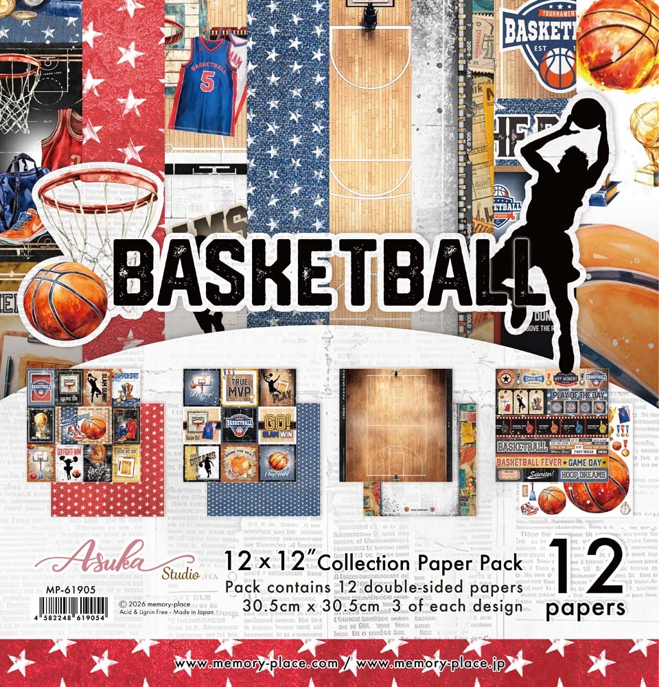 MEMORY PLACE 12X12 BASKETBALL COLLECTION