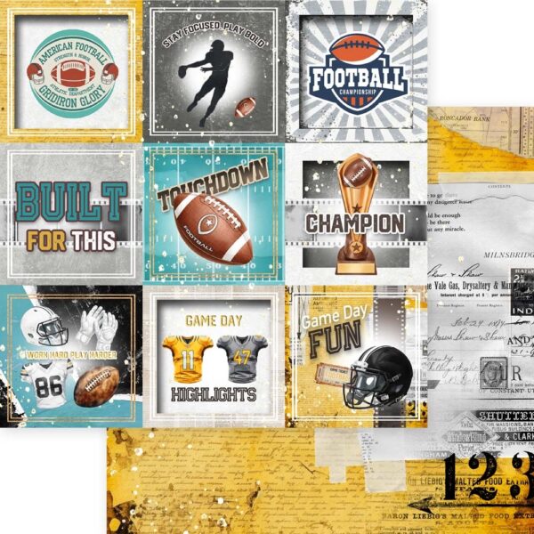 MEMORY PLACE 12X12 FOOTBALL COLLECTION