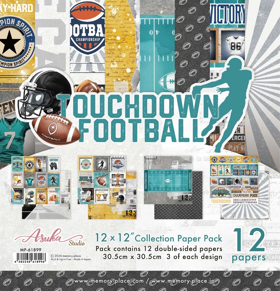 MEMORY PLACE 12X12 FOOTBALL COLLECTION