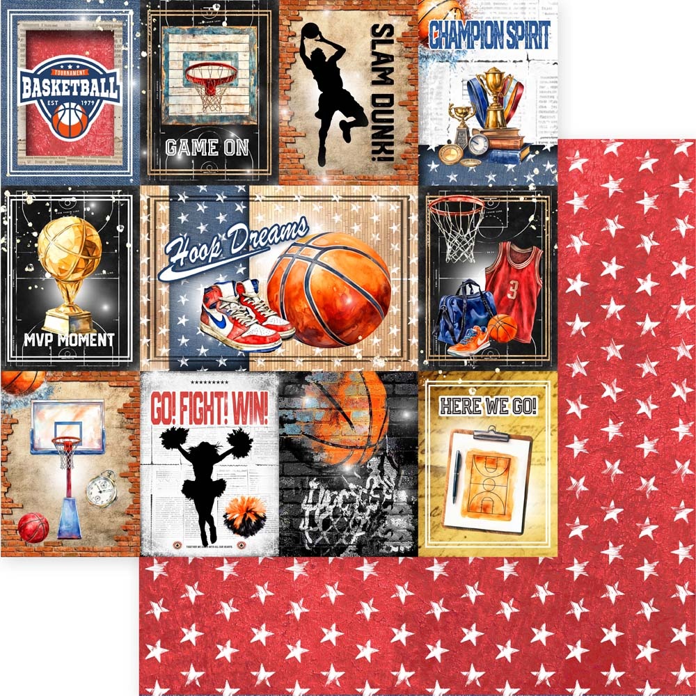MEMORY PLACE 12X12 BASKETBALL HOOPS & DREAMS