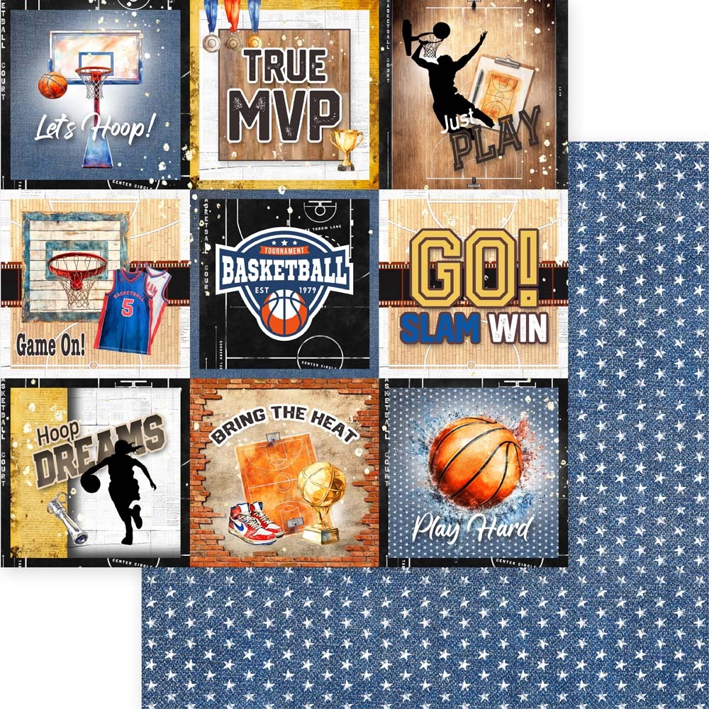 MEMORY PLACE 12X12 BASKETBALL JUST PLAY