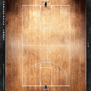 MEMORY PLACE 12X12 BASKETBALL COURT MAGIC