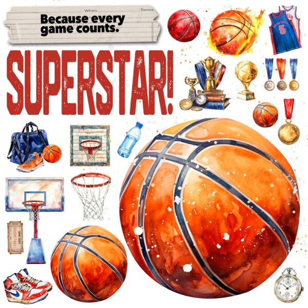 MEMORY PLACE 12X12 BASKETBALL FAST BREAK