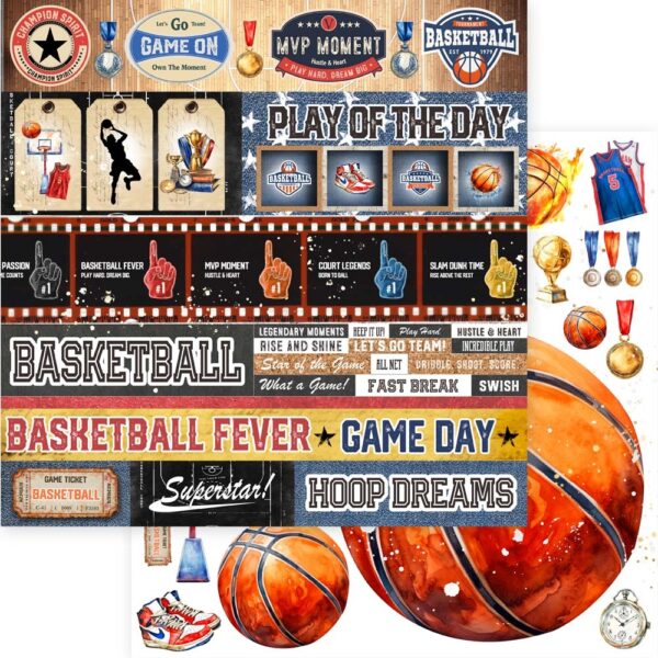 MEMORY PLACE 12X12 BASKETBALL FAST BREAK