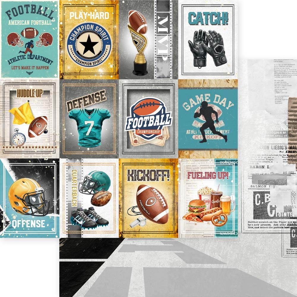 MEMORY PLACE 12X12 FOOTBALL GAME DAY
