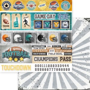 MEMORY PLACE 12X12 FOOTBALL BIG PLAY