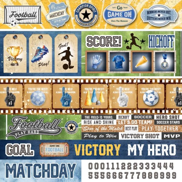 MEMORY PLACE 12X12 MATCHDAY SCORE!