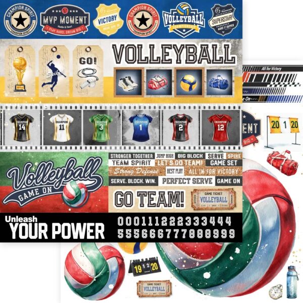 MEMORY PLACE 12X12 VOLLEYBALL VOLLEYBALL