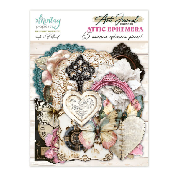 Mintay Art Journal Ephemera Pack Attic