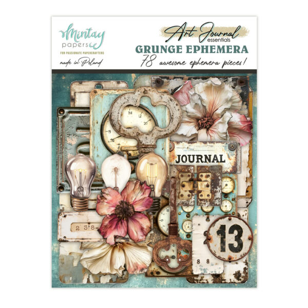 Mintay Art Journal Ephemera Pack Grunge