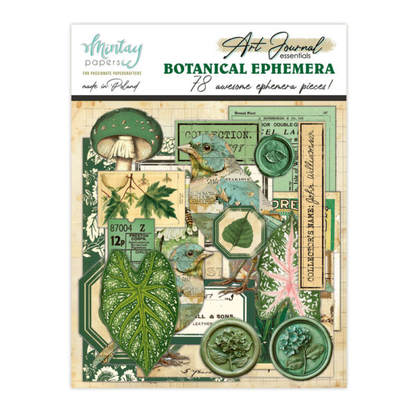 Mintay Art Journal Ephemera Pack Botanical