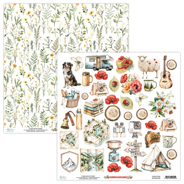 Mintay Summer Highlands 12 X 12 Elements Paper Mintay Summer Highlands 12 X 12 Elements Paper