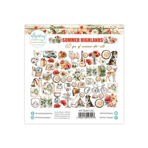 Mintay Summer Highlands Paper Die-cuts