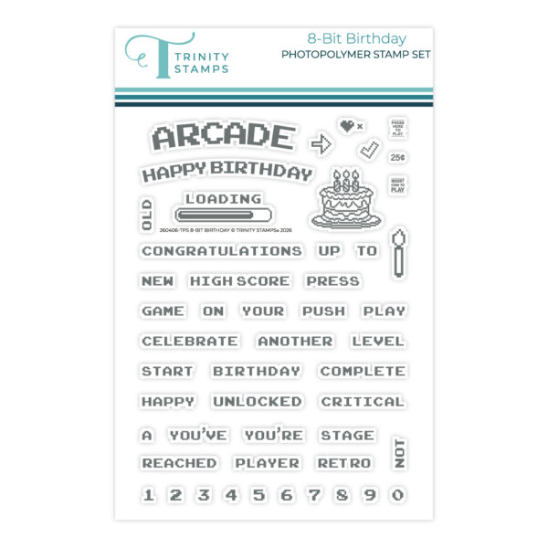 Trinity Stamp 8-Bit Birthday