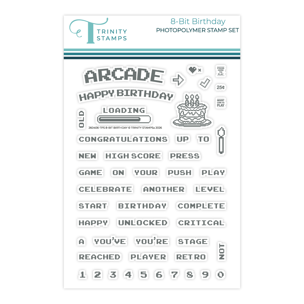 Trinity Stamp 8-Bit Birthday