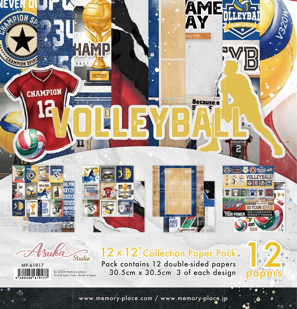 MEMORY PLACE 12X12 VOLLEYBALL COLLECTION