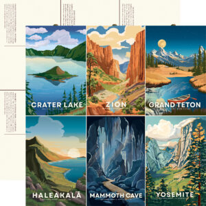 Carta Bella National Parks No. 2 12X12 Discover Journaling Cards