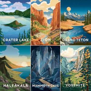 Carta Bella National Parks No. 2 12X12 Discover Journaling Cards
