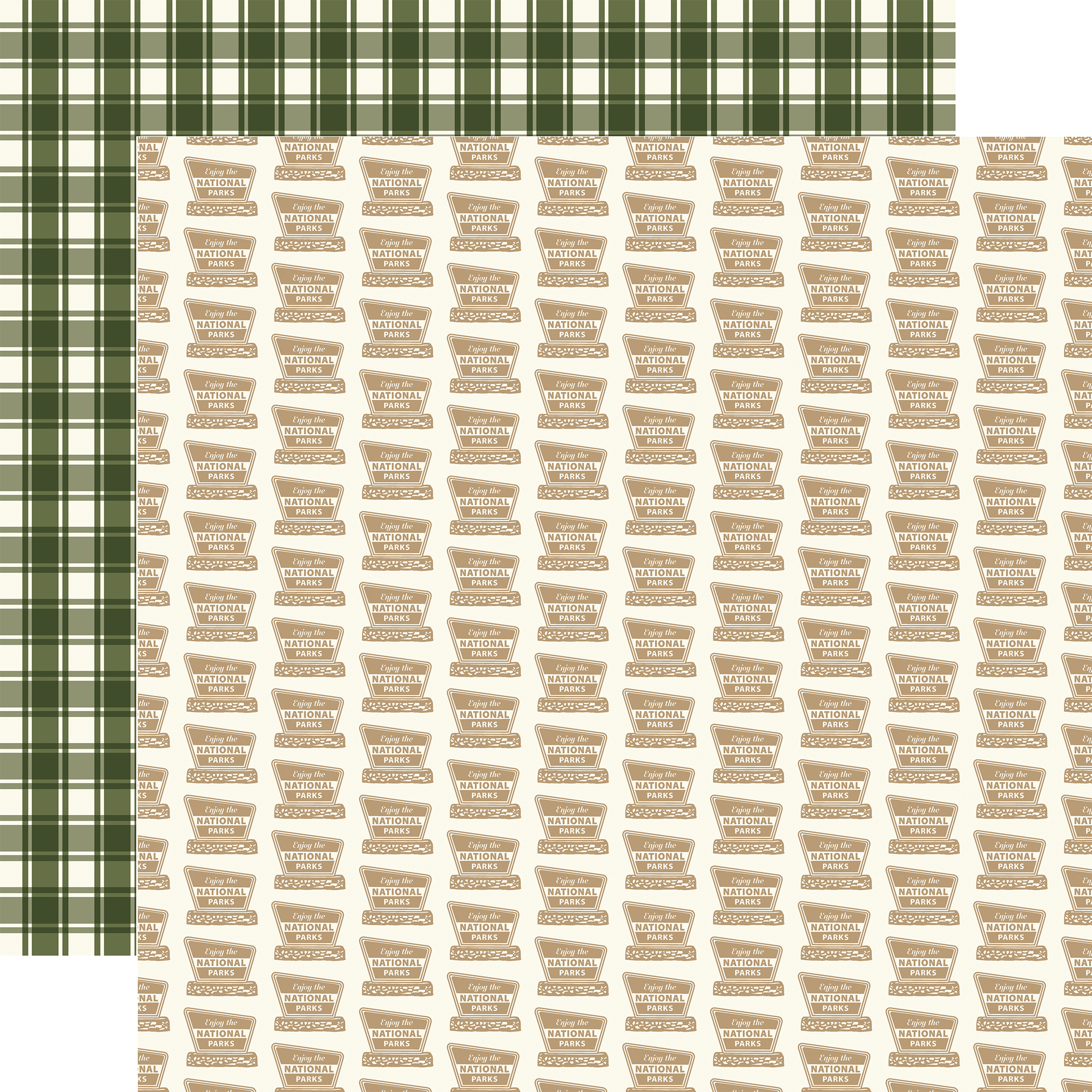 Carta Bella National Parks No. 2 12X12 Enjoy the National Parks