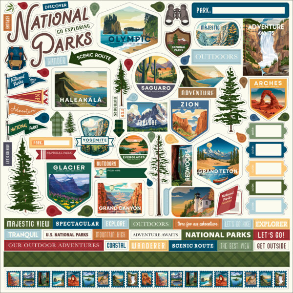 Carta Bella National Parks No. 2 Element Sticker