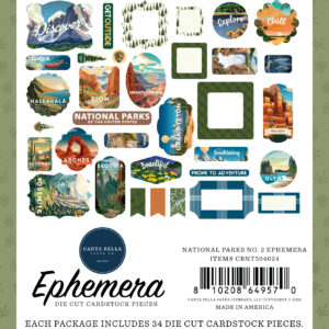 Carta Bella National Parks No. 2 Ephemera