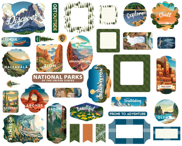 Carta Bella National Parks No. 2 Ephemera