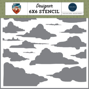 Carta Bella Nat Park No 2 Stencil Cloudy Country Sky
