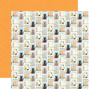 Echo Park Cat Lover 12X12 Cats in the Window