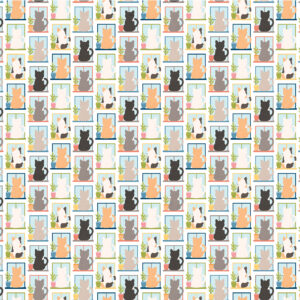 Echo Park Cat Lover 12X12 Cats in the Window