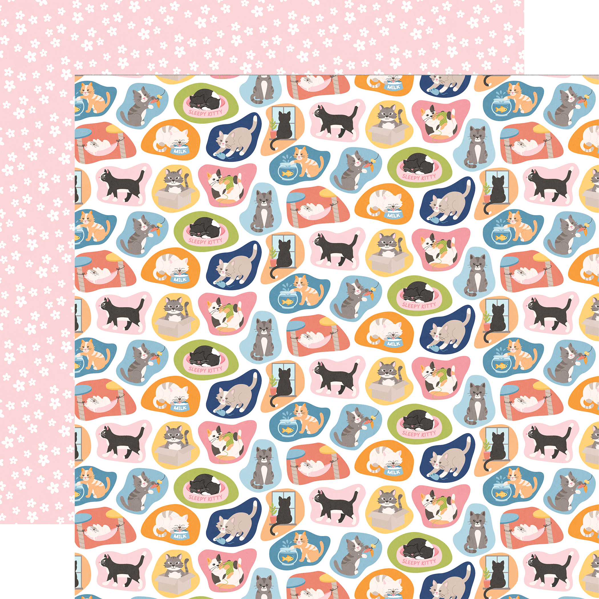 Echo Park Cat Lover 12X12 Cute Cats