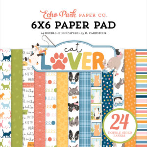 Echo Park Cat Lover 6X6 Paper Pad