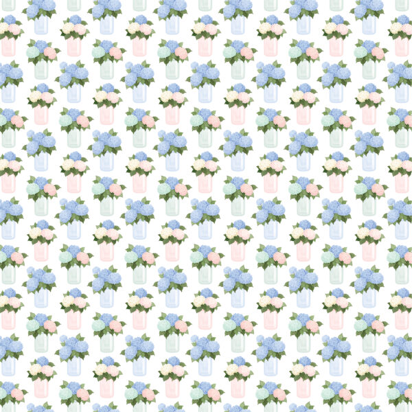 Carta Bella Flower Shoppe 12X12 Flowers in Vases