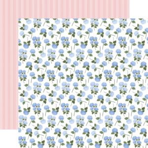Carta Bella Flower Shoppe 12X12 Hydrangea Stems