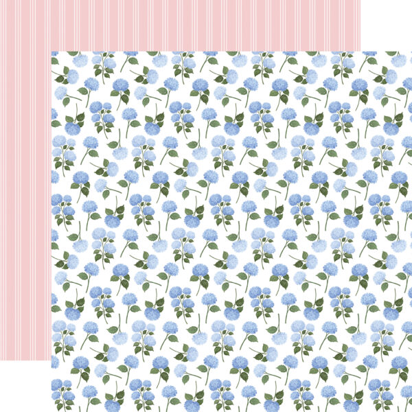 Carta Bella Flower Shoppe 12X12 Hydrangea Stems