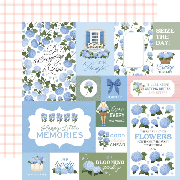 Carta Bella Flower Shoppe 12X12 Multi Journaling Cards Carta Bella Flower Shoppe 12X12 Multi Journaling Cards