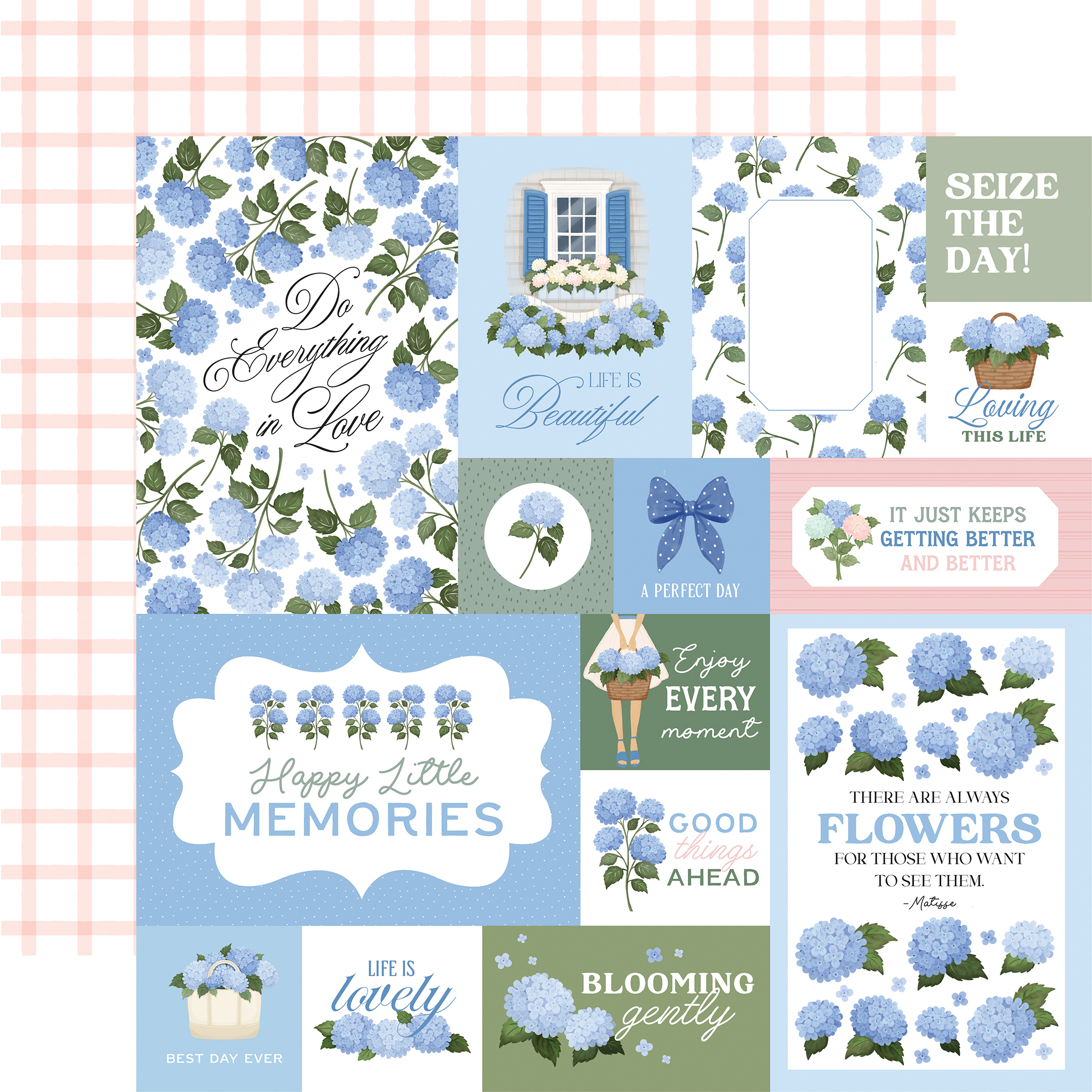 Carta Bella Flower Shoppe 12X12 Multi Journaling Cards