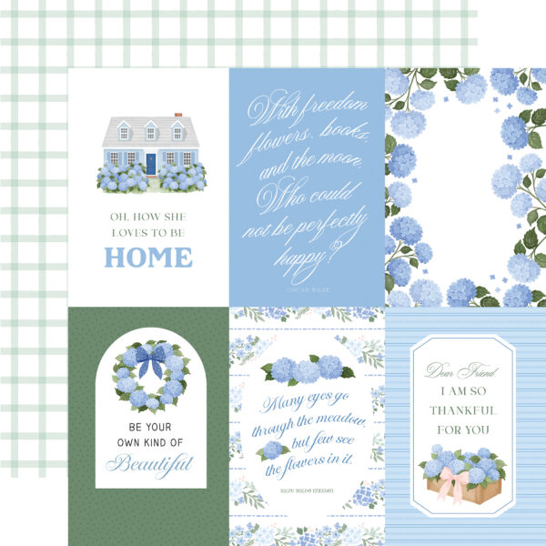 Carta Bella Flower Shoppe 12X12 4X6 Journaling Cards Carta Bella Flower Shoppe 12X12 4X6 Journaling Cards