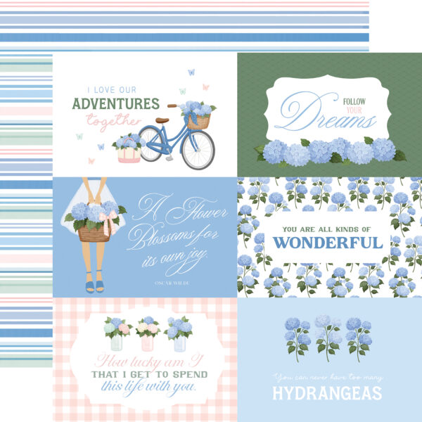Carta Bella Flower Shoppe 12X12 6X4 Journaling Cards Carta Bella Flower Shoppe 12X12 6X4 Journaling Cards