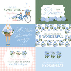 Carta Bella Flower Shoppe 12X12 6X4 Journaling Cards