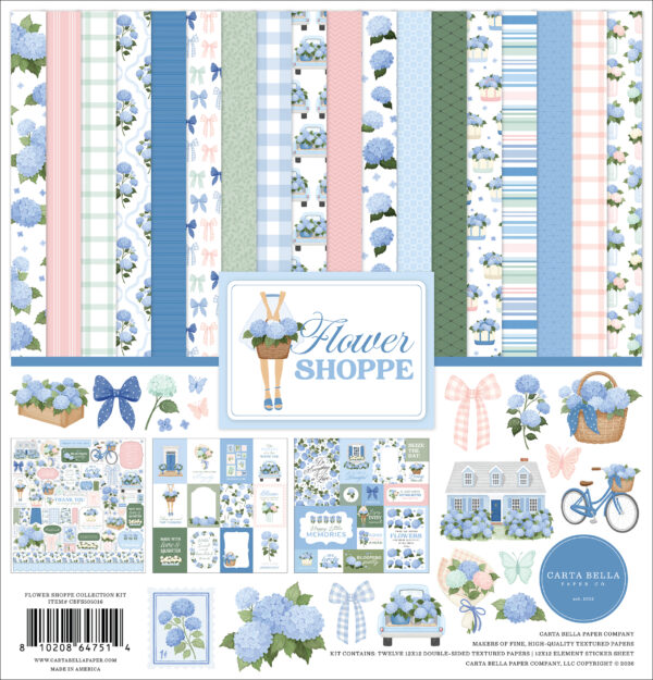 Carta Bella Flower Shoppe Collection Kit Carta Bella Flower Shoppe Collection Kit