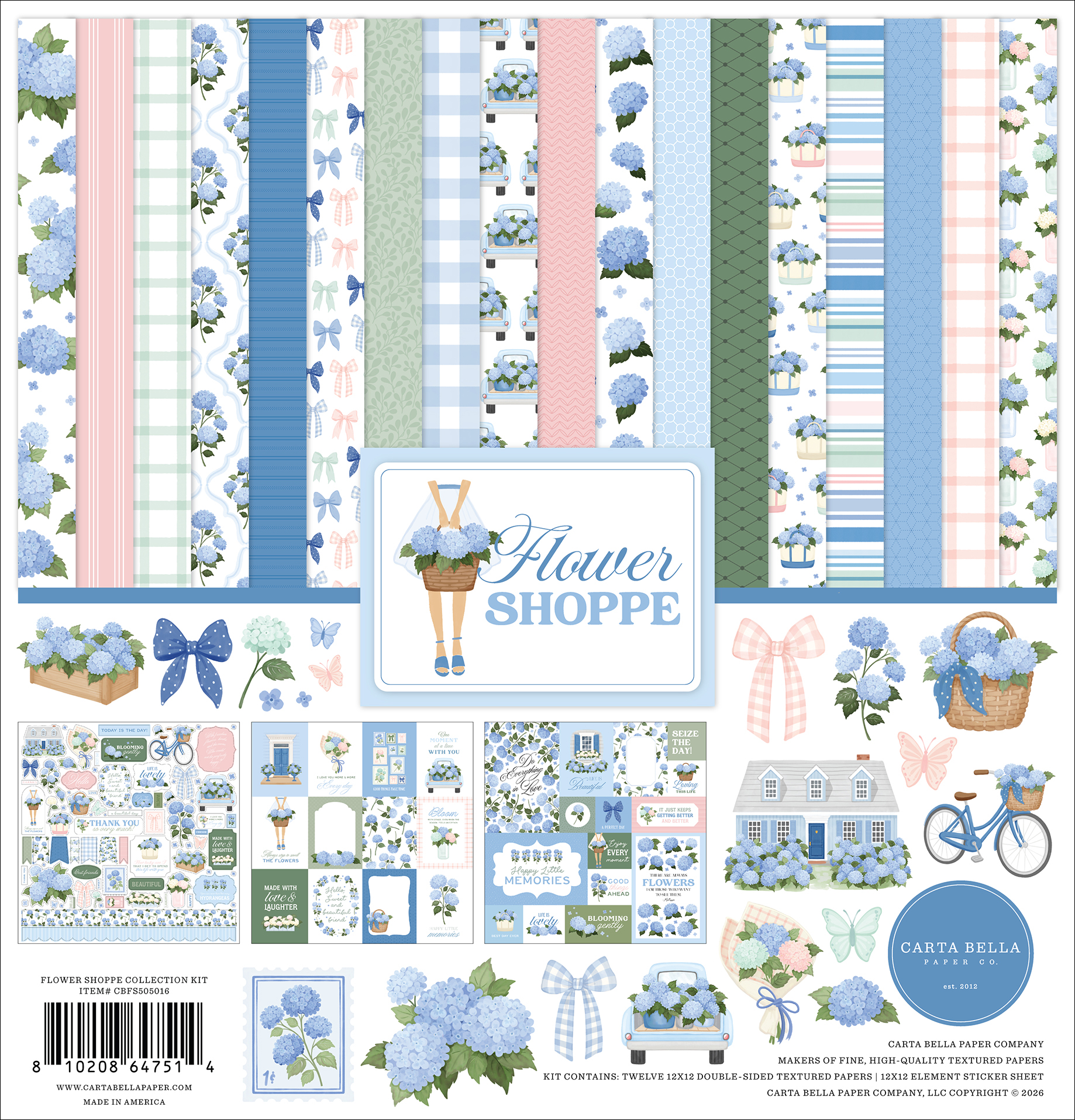 Carta Bella Flower Shoppe Collection Kit