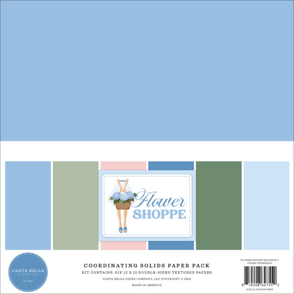 Carta Bella Flower Shoppe Solids Kit Carta Bella Flower Shoppe Solids Kit