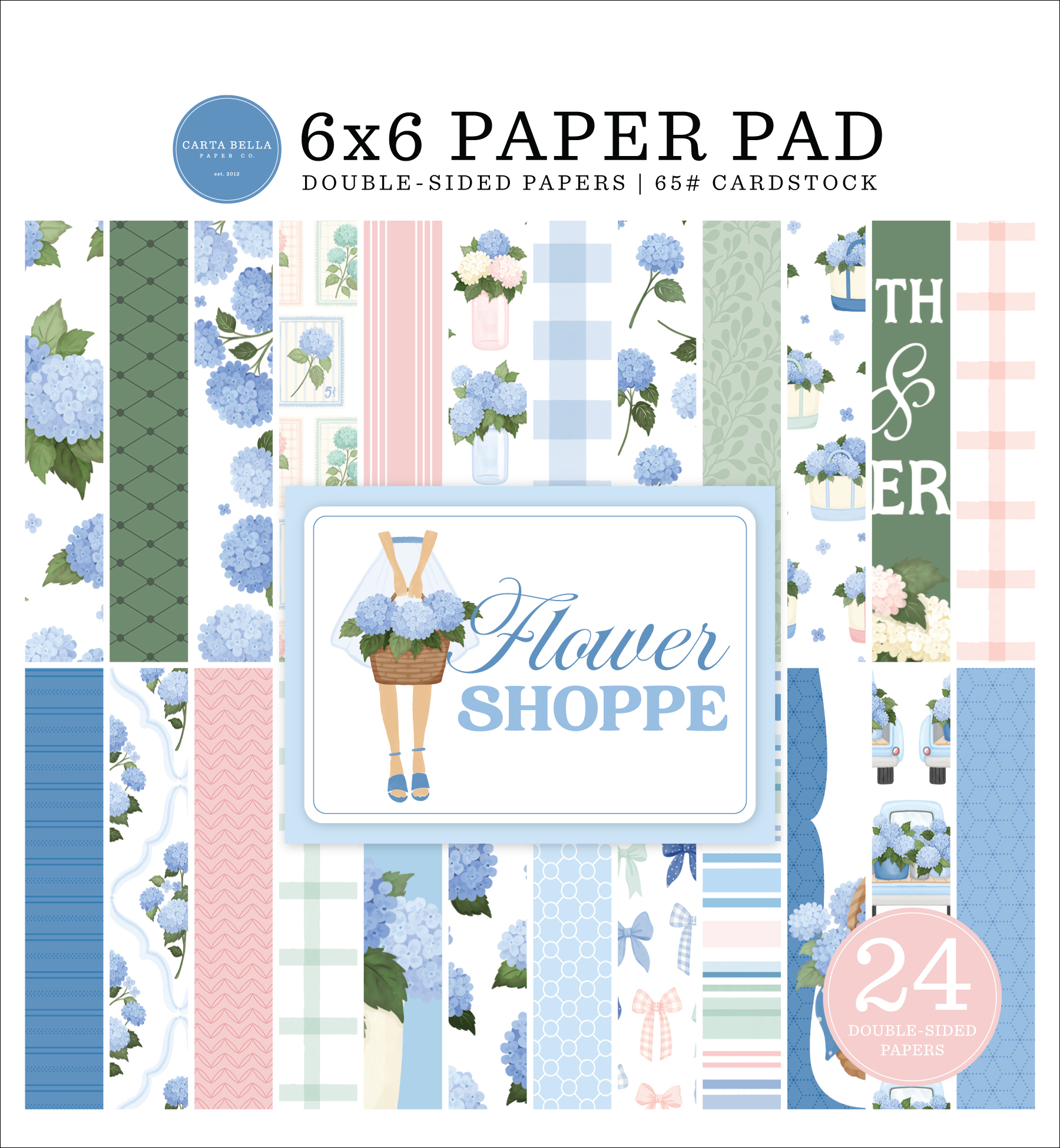 Carta Bella Flower Shoppe 6X6 Paper Pad