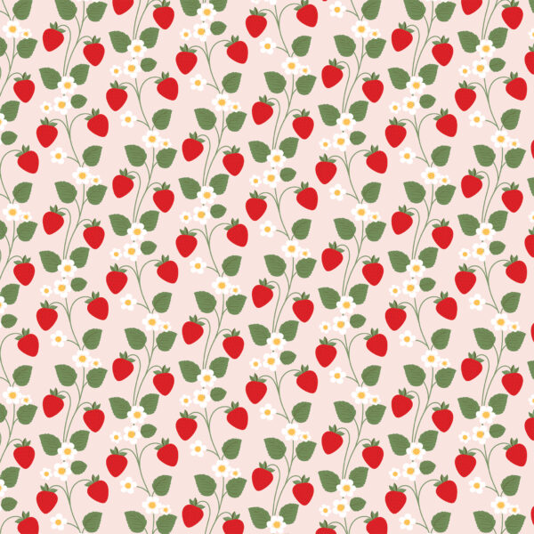 Echo Park Strawberry Fields 12X12 Blooming Berries