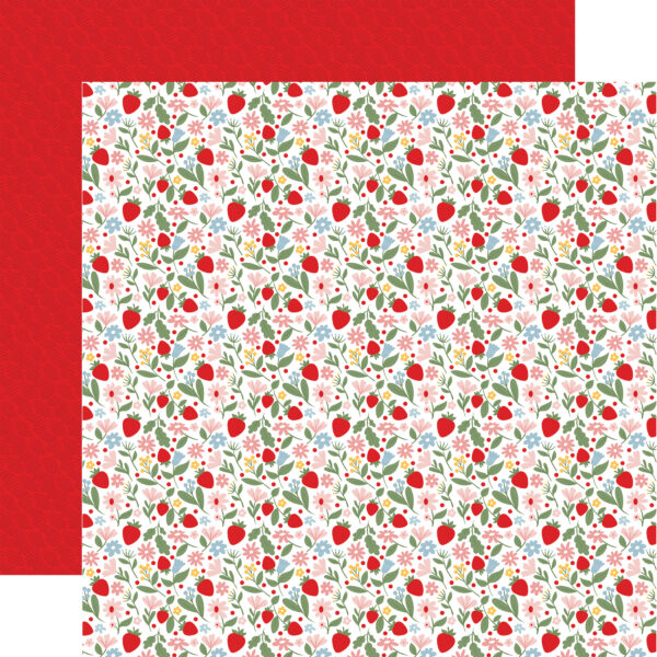 Echo Park Strawberry Fields 12X12 Flowers and Fruit Echo Park Strawberry Fields 12X12 Flowers and Fruit