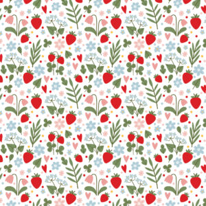 Echo Park Strawberry Fields 12X12 Garden Berries