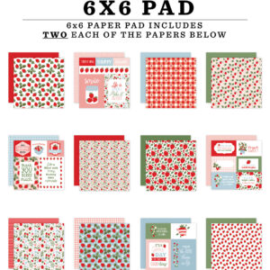 Echo Park Strawberry Fields 6X6 Paper Pad