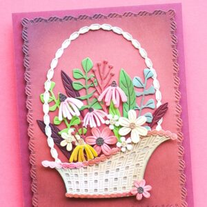 Memory Box Die Arched Flower Basket